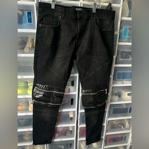 ZARA MAN BLACK  JEANS SZ 34